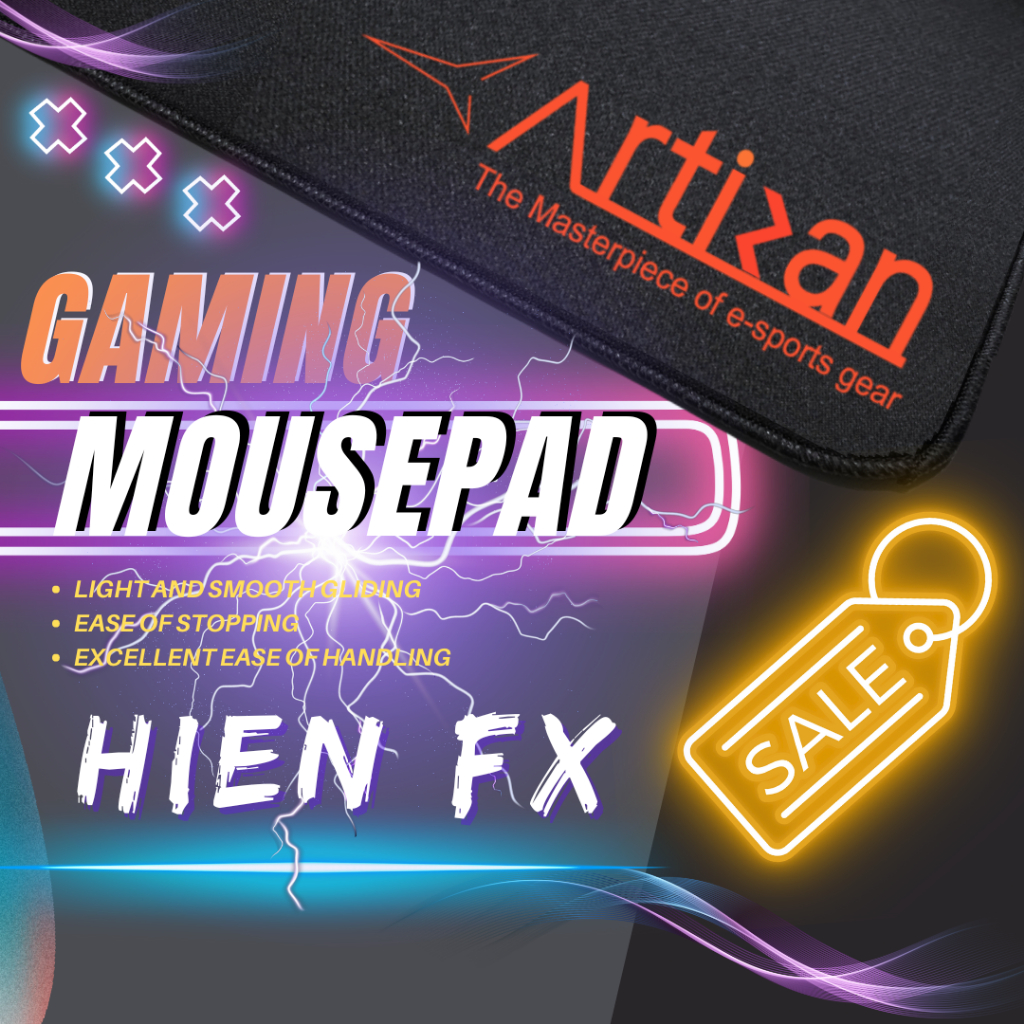 [พร้อมส่ง] ARTISAN Hien FX แผ่นรองเมาส์เกมมิ่ง Gaming Mousepad Size M / L / XL