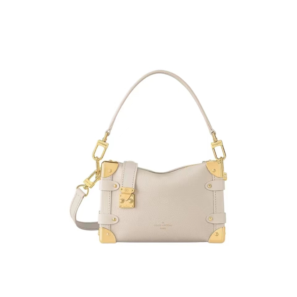 Louis Vuitton/Crossbody Shoulder Bag/Women’s Bag/Light Beige ของแท้ 100%