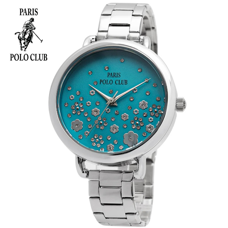 PARIS POLO CLUB PPC-220610L หน้าปัด34มม. ของแท้ ประกันศูนย์ไทย 1 ปี กันน้ำ