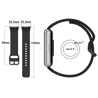 สาย Samsung galaxy Fit 3 ซิลิโคนนิ่มสวยงามมีหลากหลายสี.(เข็มขัด)