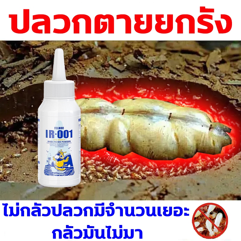 ฆ่าราชินีมด ได้ผลใน 5 นาที FELNORยากำจัดปลวก เหยื่อกำจัดปลวก กำจัดปลวกได้หมด ตายยกรัง และให้ผลควบคุม 100%