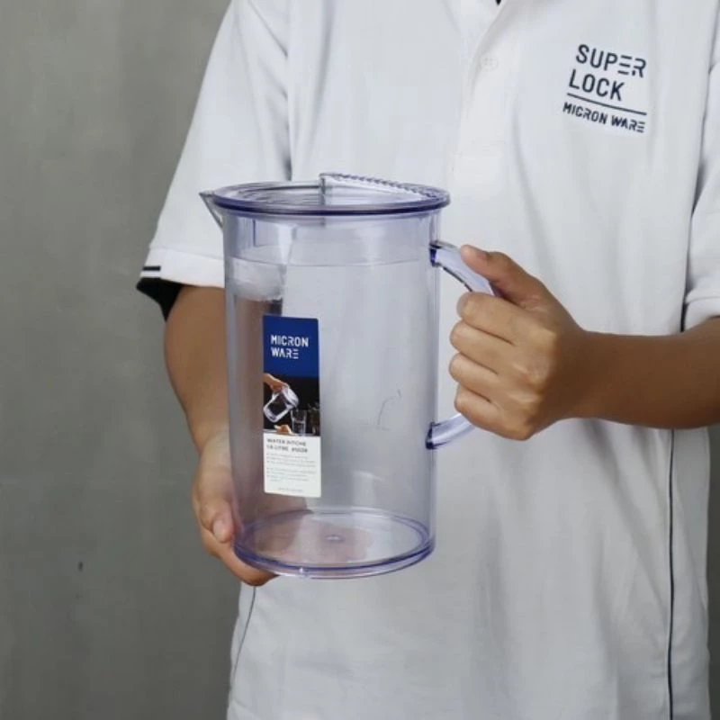 ￼Super Lock รุ่น 5538 เหยือกน้ำอะคริลิก ความจุ 1600 มล. ปราศจากสารก่อมะเร็ง (BPA Free)
