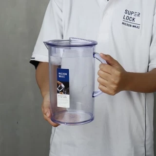 ￼Super Lock รุ่น 5538 เหยือกน้ำอะคริลิก ความจุ 1600 มล. ปราศจากสารก่อมะเร็ง (BPA Free)