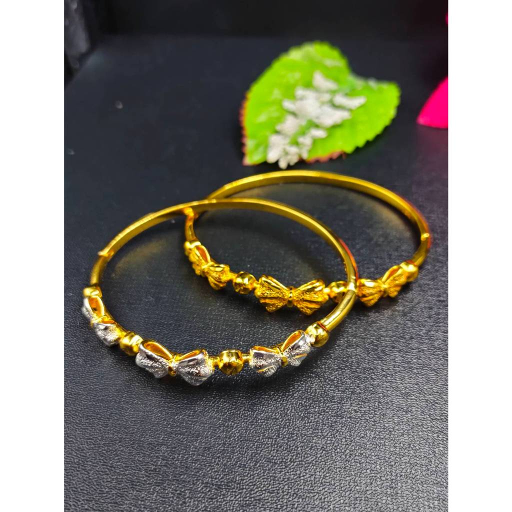 กำไล ข้อมือ 2 กษัตริย์ ห้อยตุ้งติ้ง ขนาด 57-59 CM - รูปที่ 2