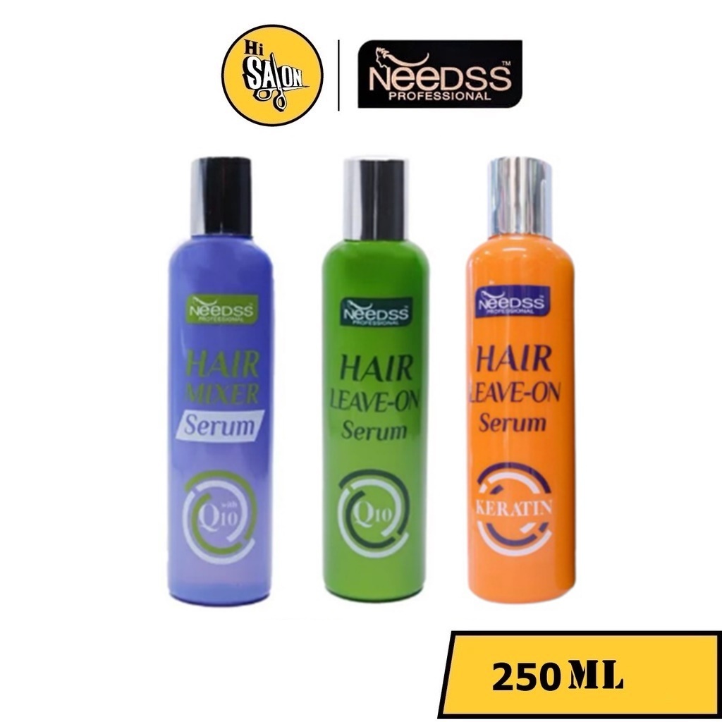 Needss Hair Mixer / Leave-On Serum With Q10 อาหารผม นีดส์ แฮร์ มิ๊กเซอร์ / ลีฟ ออน ซีรั่ม วิธ คิวเทน 250มล.