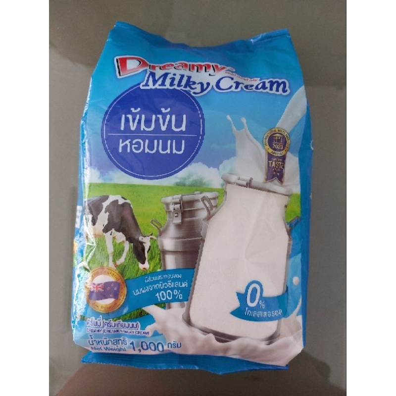 ดรีมมี่ มิลค์กี้ ครีม Dreamy Milky Cream ขนาด 1,000 กรัม 1 ถุง