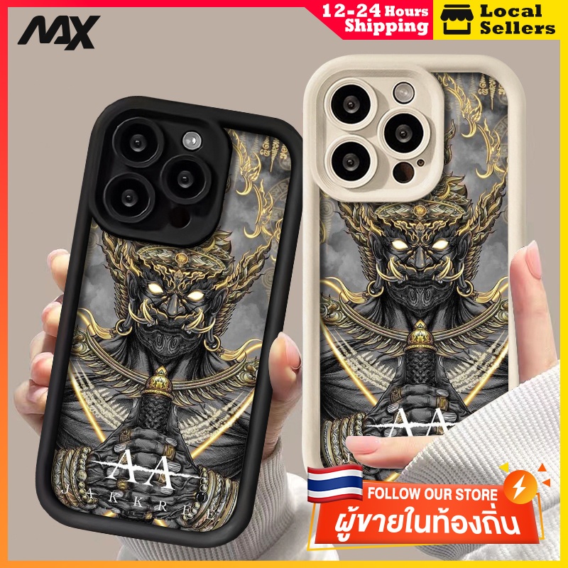 เคสโทรศัพท์มือถือ ซิลิโคนนิ่ม กันกระแทก รูปปั้นพระพุทธรูป IPhone 11 13 14 15 12 Pro 13Pro MAX XR 7 8 6 6s Plus X XS MAX