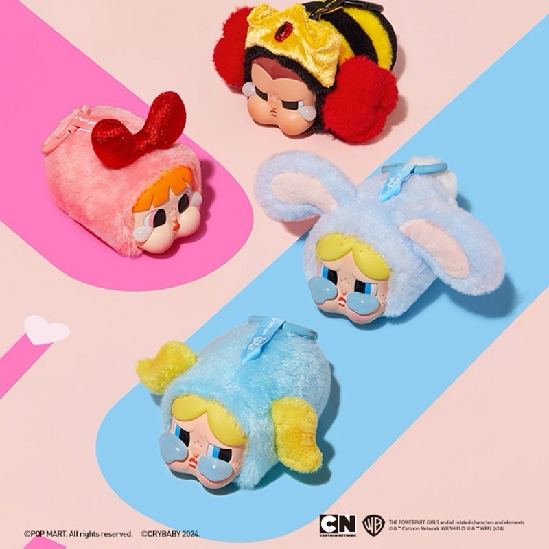 Popmart Crybaby x Powerpuff girl พร้อมส่ง ของแท้💯