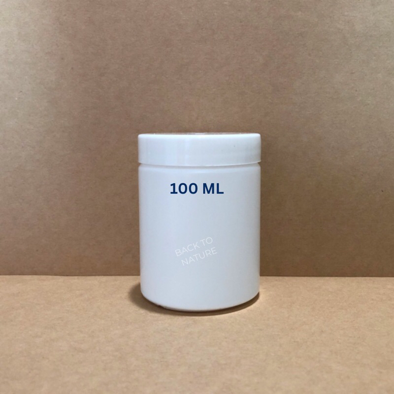 *ขายยกแพ็ค แพ็คละ 50 ใบ* กระปุก 100 ml ฝาเรียบ ทรงกลม กระปุกพลาสติก