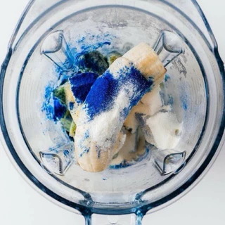 ผงสาหร่ายสไปรูลิน่าสีฟ้า 50 กรัม ( Blue Spirulina Powder ) แท้100%