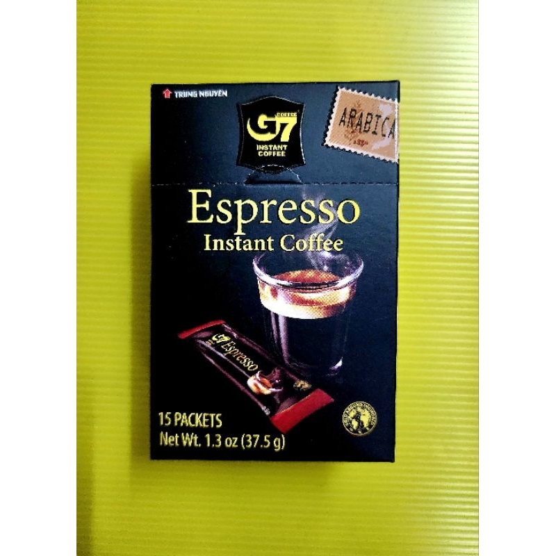 G7 Espresso กาแฟ เอสเปรสโซ่ 15 ซอง