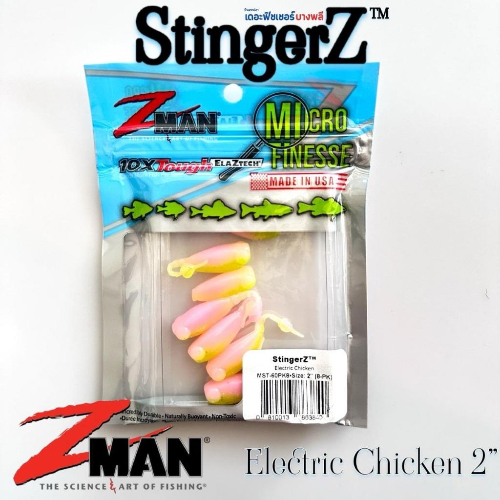 A12 Z-Man เหยื่อปลากระพง Stingerz Micro Finesse 8pk