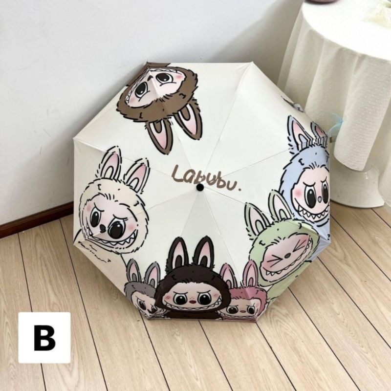 🌟พร้อมส่ง🌟ร่ม Labubu อัตโนมัติ ฮิตมากกไม่มีไม่ได้​ ❤️งานพร้อมส่งจ้า