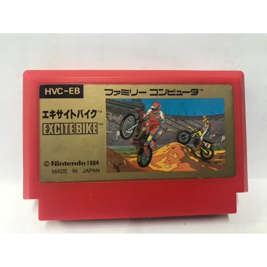 ตลับแท้ (FC) EXCITEBIKE (Japan) Famicom  สินค้ามือสองนำเข้าจากญี่ปุ่น