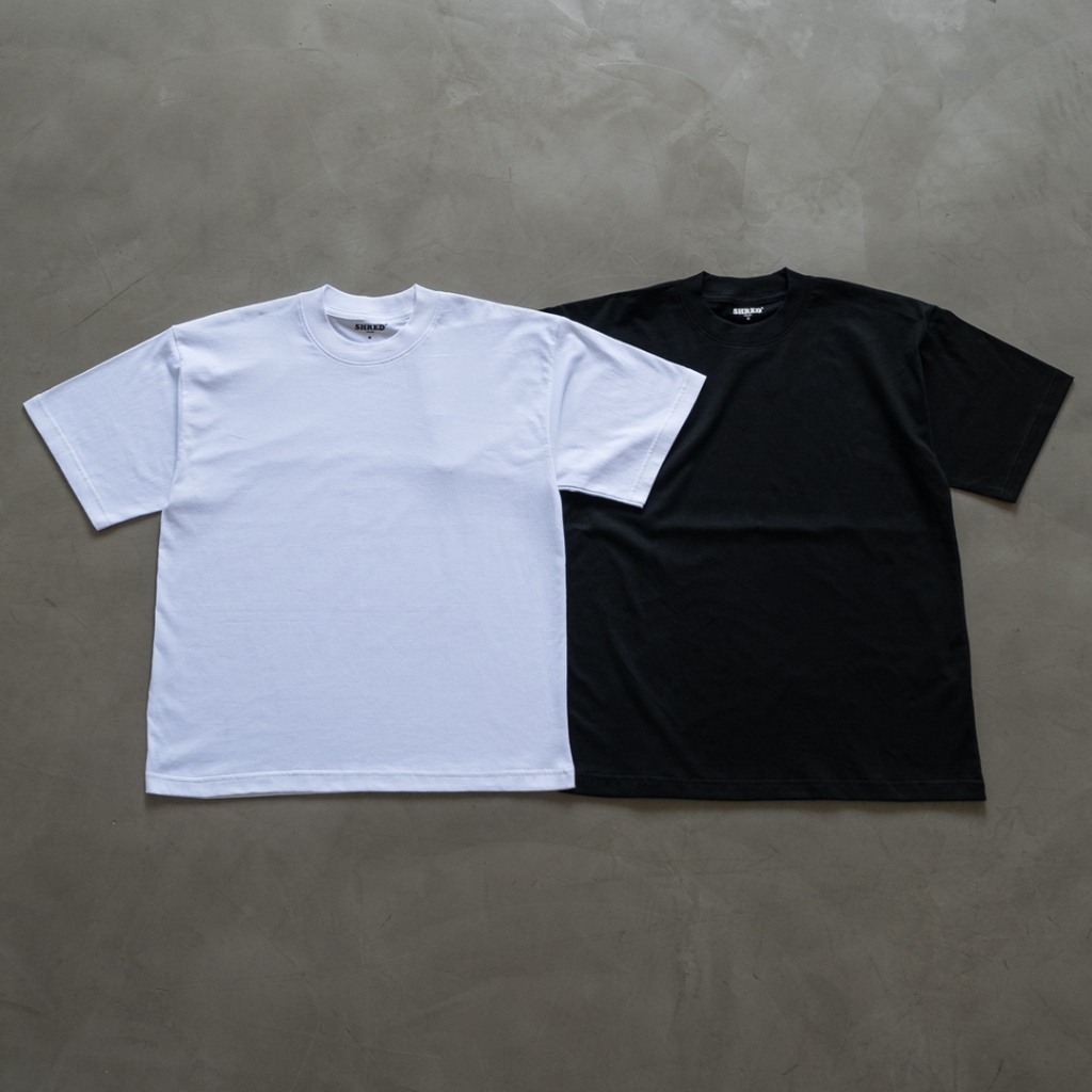 เสื้อยืดสีพื้น - BASIC TEE BY SHREDBKK ( เสื้อยืดโอเวอร์ไซส์  premium cotton 100 % )