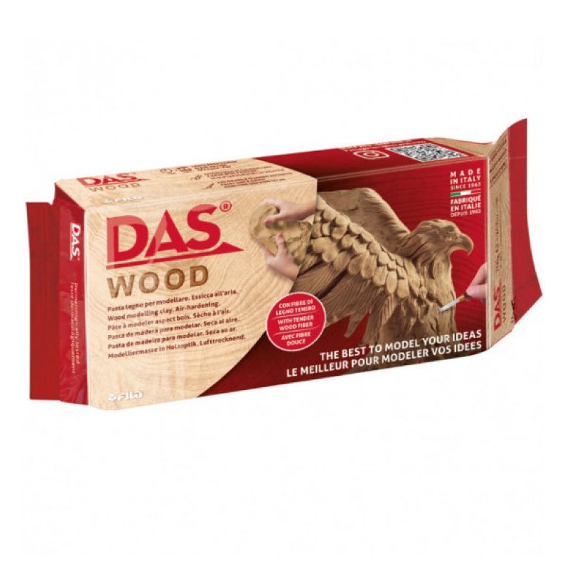 DAS ดินปั้น 700 กรัม (Air Dry Modelling Clay) – Wood (ดินปั้นสีไม้)