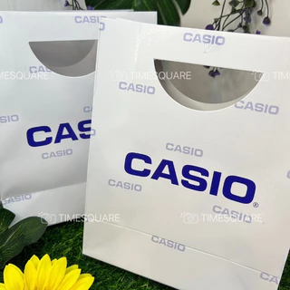 CASIO ถุงกระดาษอย่างดี จำนวน1ใบ สีขาว แบบกึ่งเงา