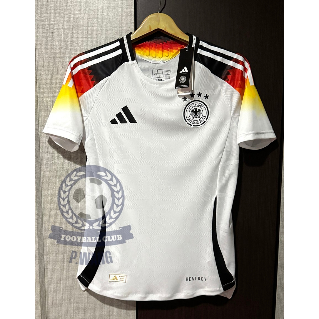 New !!! เสื้อฟุตบอลทีมชาติ เยอรมัน Home เหย้า ยูโร 2024 [PLAYER] เกรดนักเตะ สีขาว ตรงต้นฉบับ รับประกันคุณภาพสินค้าสูงมาก