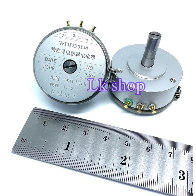 VR WDD35D4. หมุนรอบตัว.  Condutive  PIastic.  Potentiometer  1K. 2K.5K. 10K.