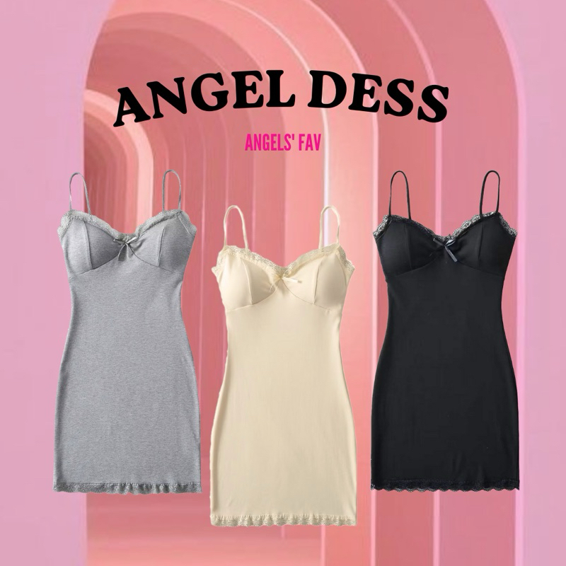 𝑨𝒏𝒈𝒆𝒍𝒔' 𝒇𝒂𝒗 ♥︎ | *พร้อมส่ง* เดรสรัดรูป Angel🪽✨ เซ็กซี่ขี้เล่น 🎀🌷🫶🏻