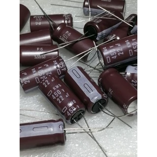 Nippon Chemi-con KMQ 22uf 450v capacitor ตัวเก็บประจุ คาปาซิเตอร์