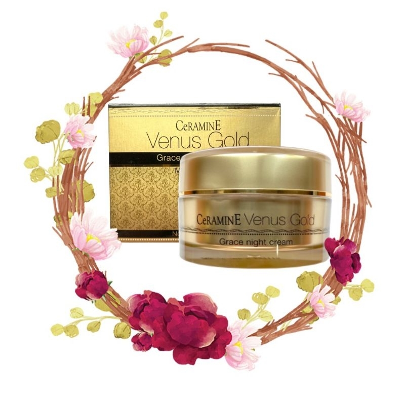 เซอรามายน์ วีนัส โกลด์ เกรซ ไนท์ ครีม (CERAMINE VENUS GOLD GRACE NIGHT CREAM)