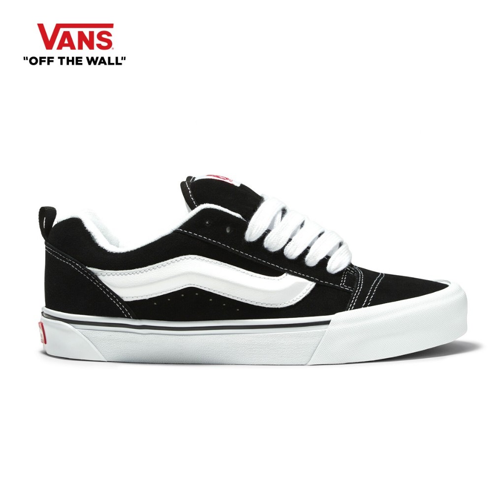 VANS KNU SKOOL - BLACK/TRUE WHITE รองเท้าผ้าใบ ชาย หญิง