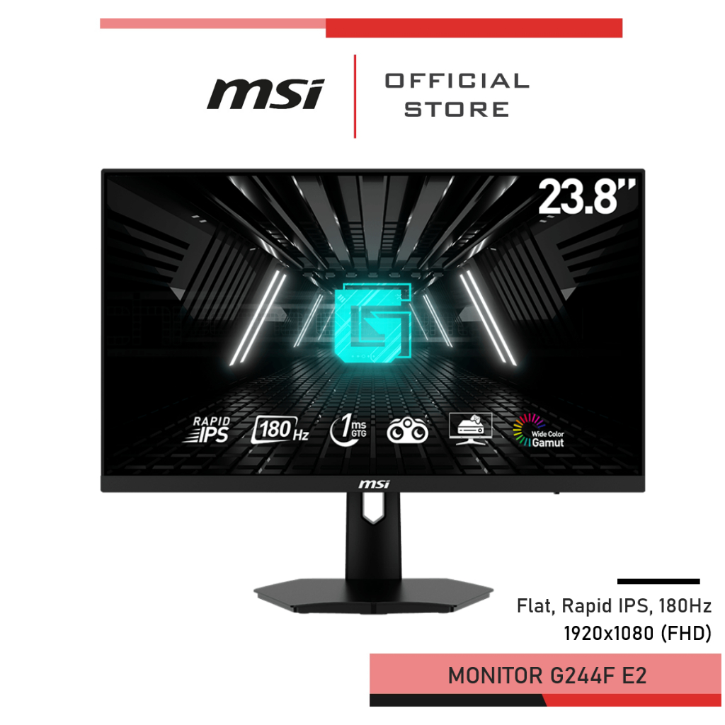 MSI G244F E2 Monitor จอคอมพิวเตอร์