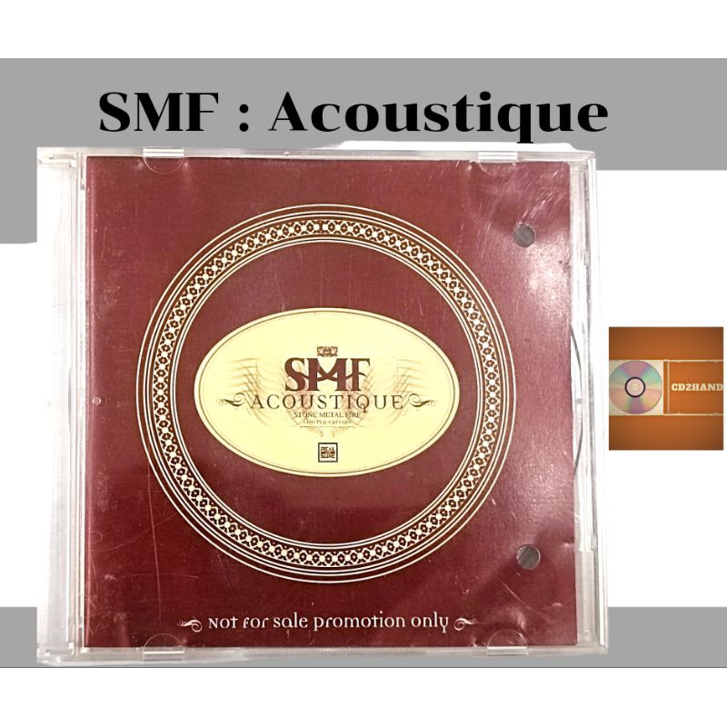 ซีดีเพลง cd single,แผ่นตัด วง Smf อัลบั้ม Acoustique. (หายากมาก) ค่าย Rs promotion