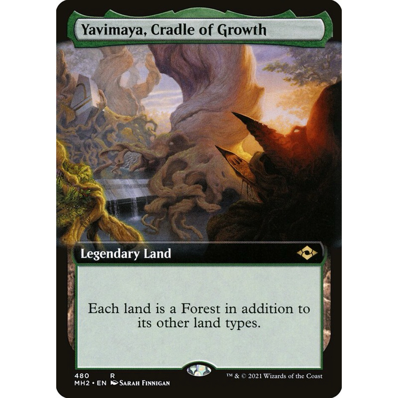 [Modren Horizons 2] - [MH2] - [Yavimaya, Cradle of Growth] [Extended Art] [Foil] - (R) - [2021]