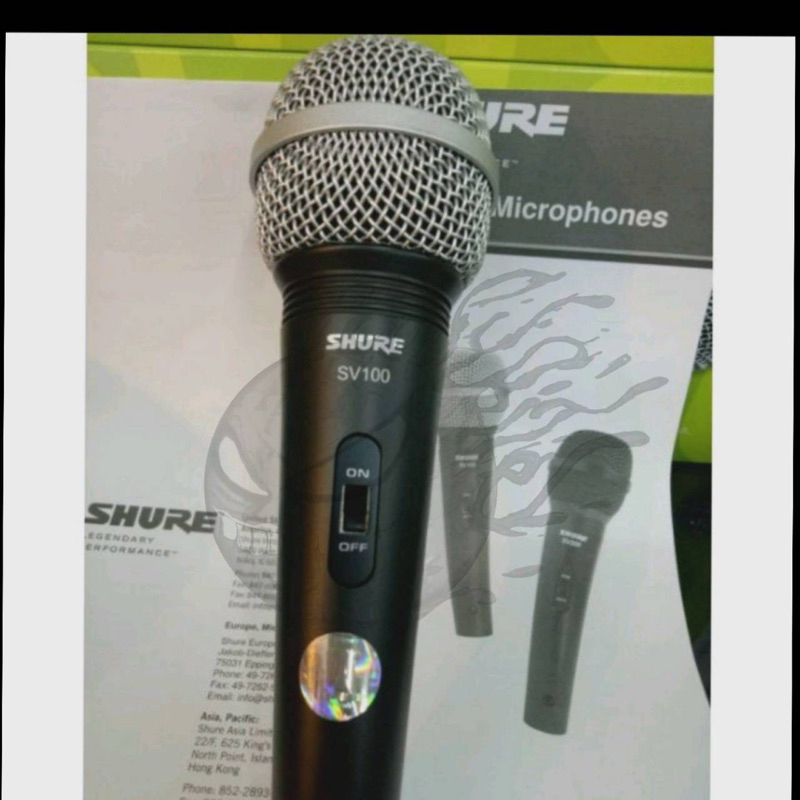 💥ลดดุ🔥🔥แท้100%🔥ไมค์shure แท้🔥sv 100 มหาจักร🎤ไมค์สาย🎤ไมค์โครโฟน🔥