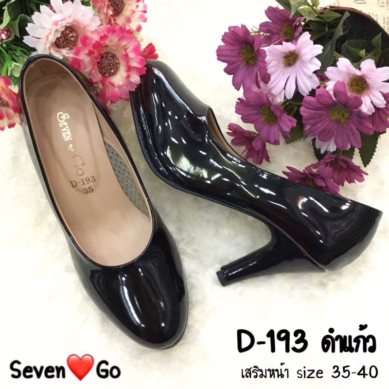 รองเท้าคัดชูนักศึกษารุ่น193 หนังแก้ว ส้น3นิ้ว มีเสริมด้านหน้า เดินง่าย ใส่สบาย เท้าอวบแนะนำเผื่อ1sizeสินค้าจัดส่งทุกวัน