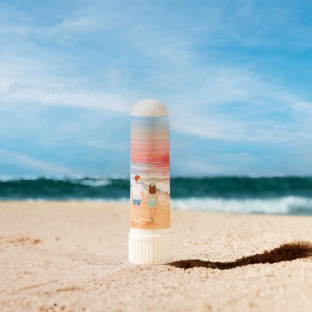 AOBAUAN INHALER 🪴 : ยาดมอบอวล กลิ่น Seaside with you 👩🏻‍🤝‍👨🏽🌴🌊🐠