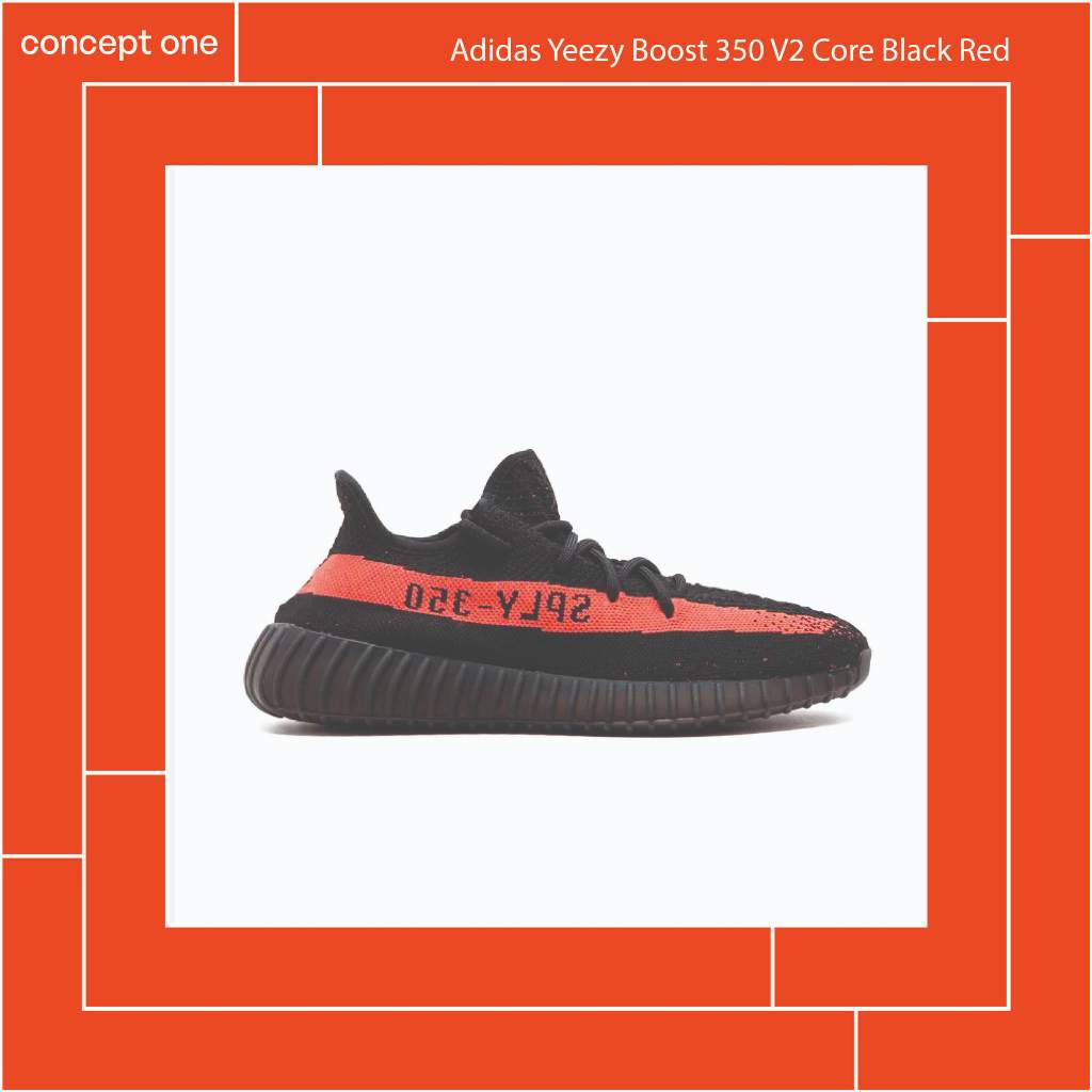 adidas Yeezy Boost 350 V2Core Black Red (2016/2022) BY9612