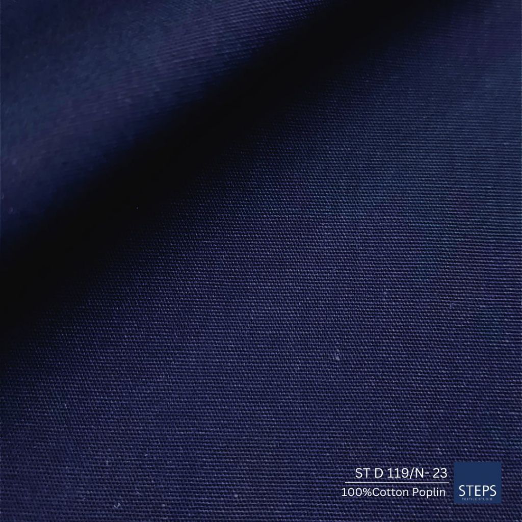ผ้าตัดเชิ้ตสีขาว,กรม,ดำ เนื้อ Poplin ผ้าทอมาจากคอตตอน100%