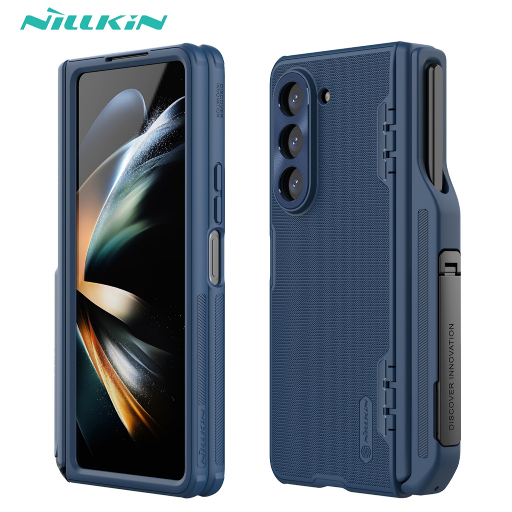 ส่งใน NILLKIN เคสแบบตั้ง Samsung Z Fold 5 / Fold5 / ZFold5 เคสกันกระแทก ขาตั้ง ใส่ปากกา Kickstand case S-Pen Holder