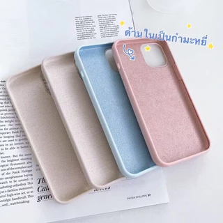 เคส กำมะหยี่ Silicone สำหรับ ไอโฟน 15/14/13/12/11 Pro Max เคสซิลิโคน กันเปื้อน Cover Case White พร้อมส่ง สีพาลเทส 024