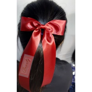 โบว์ใหญ่ โบว์หางยาว 10 สี 🎀 โบว์นักเรียน โบว์มัธยม โบว์ติดผม โบว์ม.ปลาย โบว์สวยๆ ริบบิ้น4cm