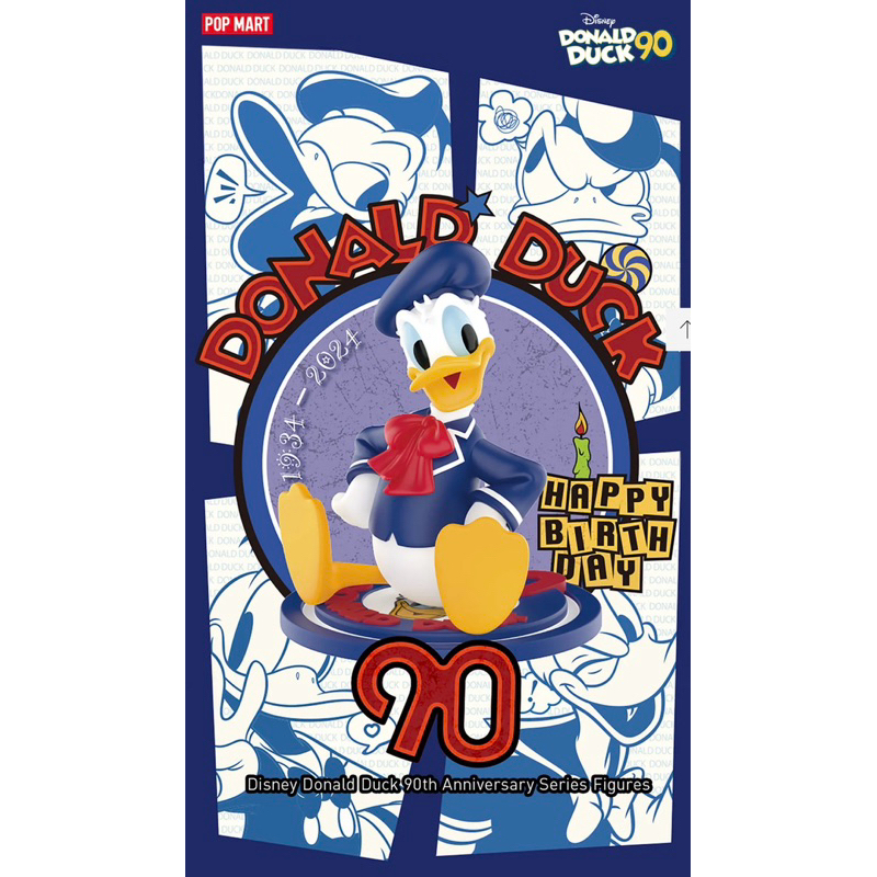(พร้อมส่ง) Disney Donald Duck 90th Anniversary Series Figures