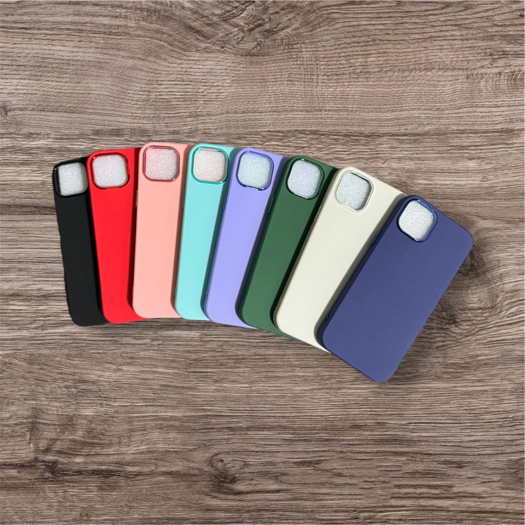 เคสกำมะหยี่สีพื้น ขอบโครเมียม Huawei   Y9(2019) Iphone   11  11promax  12  12pro  12promax  13  13pr