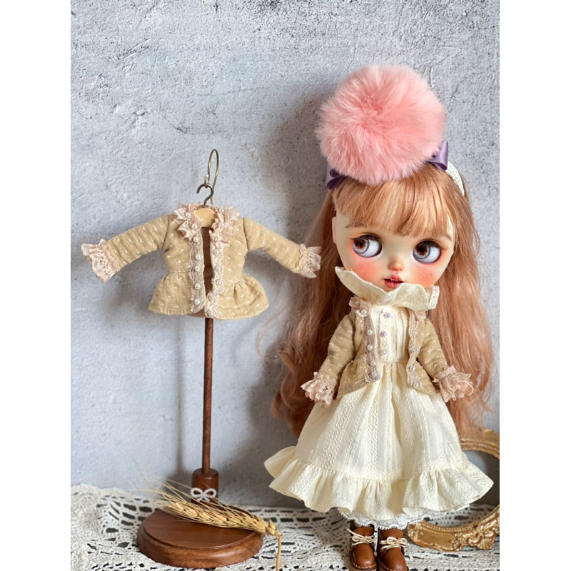 ชุดตุ๊กตาบลาย์ พร้อมส่ง งานแฮนด์เมค Outfit for Blythe ขนาด30 ซม.
