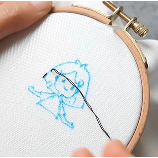 🧸กระดาษลอกลาย แบบละลายน้ำได้ (ชุดละ 5 แผ่น+ไส้ปากกา 1 ด้าม) สำหรับวาดลายก่อนปักผ้า🧵
