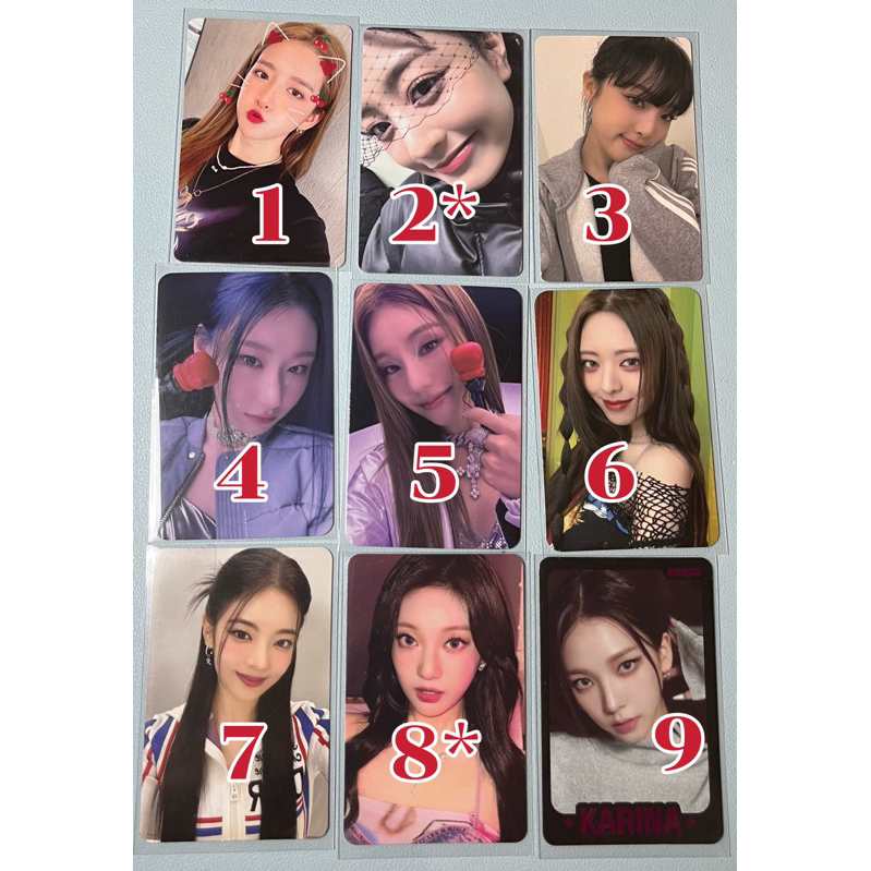 (พร้อมส่งในไทย🇹🇭) การ์ดแท้ girlgroup aespa wjsn twice itzy yena อ่านเพิ่มเติมในรายละเอียดสินค้า