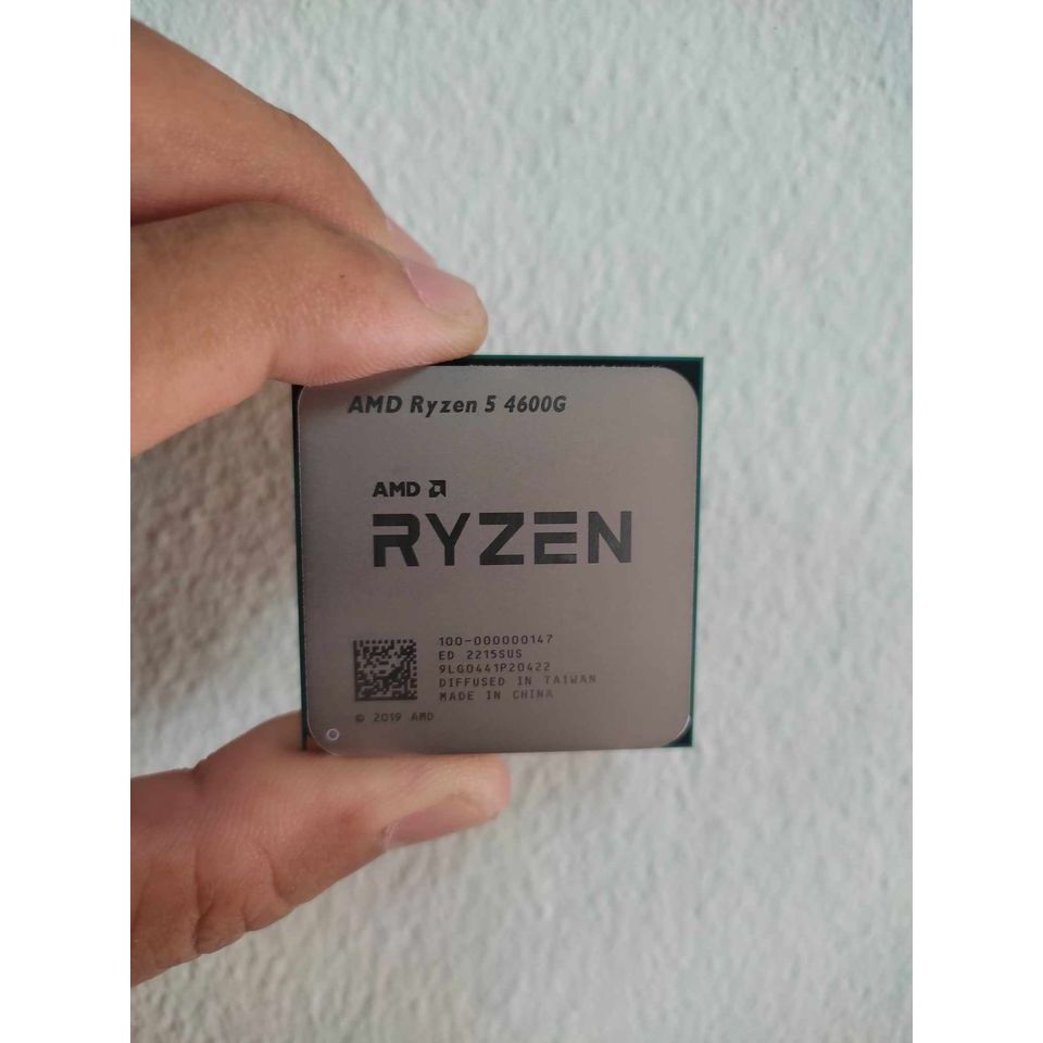 CPU AMD RYZEN5 4600G 3.7 GHz (SOCKET AM4) 6C/12T มือสองซื้อมาเทสใช่ครั้งเดียว