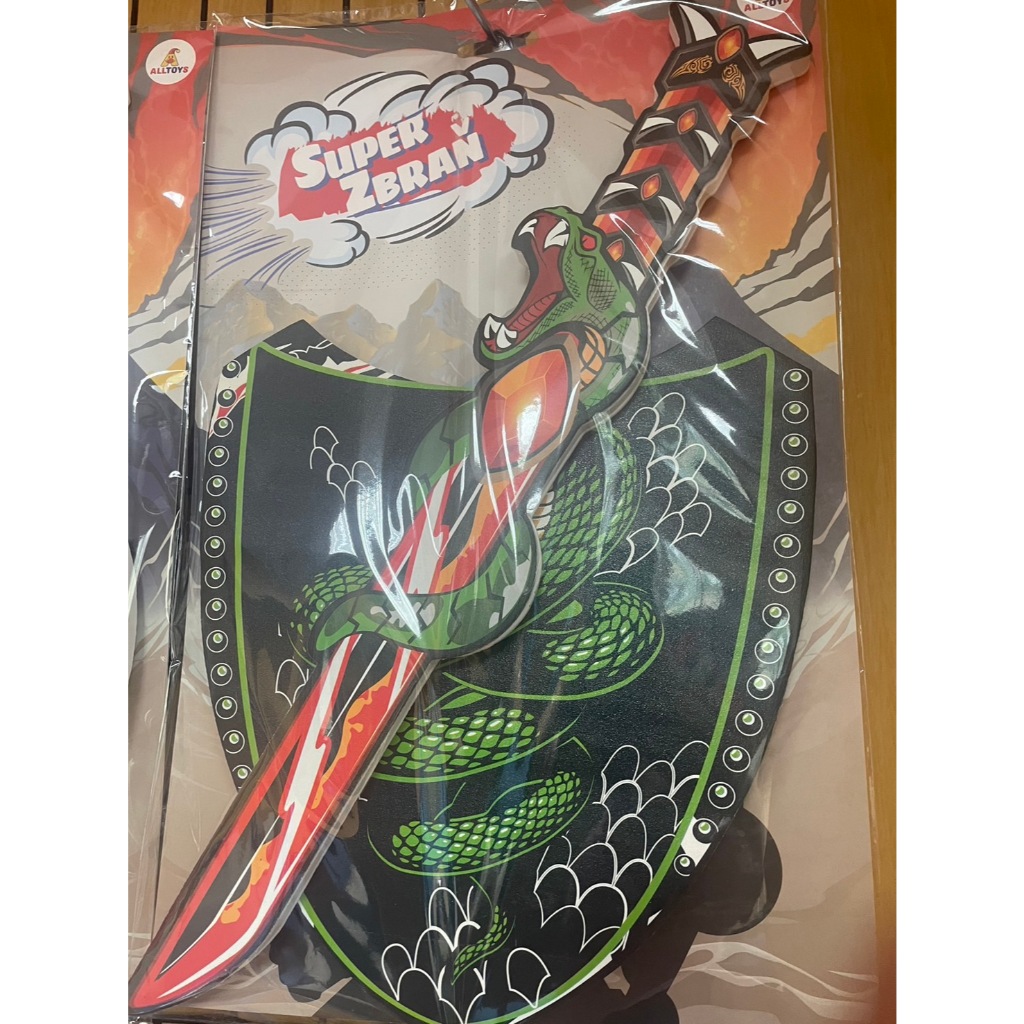 ดาบ-โล่ Sword Shield Venom (ผลิตจากวัสดุ EVA Foam)