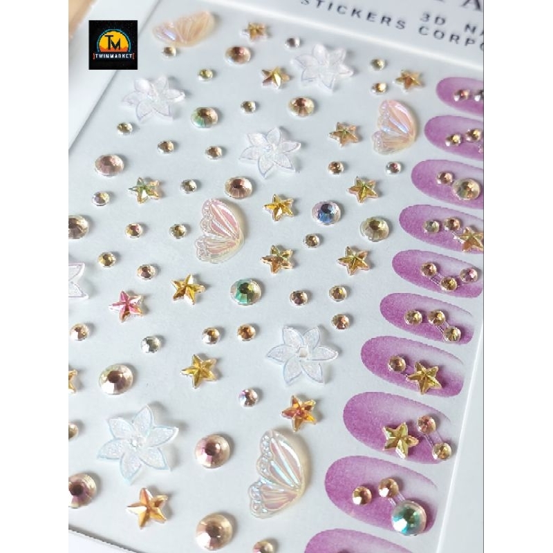Face Stickers เพชร คริสตัล มุก แต่งหน้า ติดเล็บ ติดผม เพชรแต่งหน้า