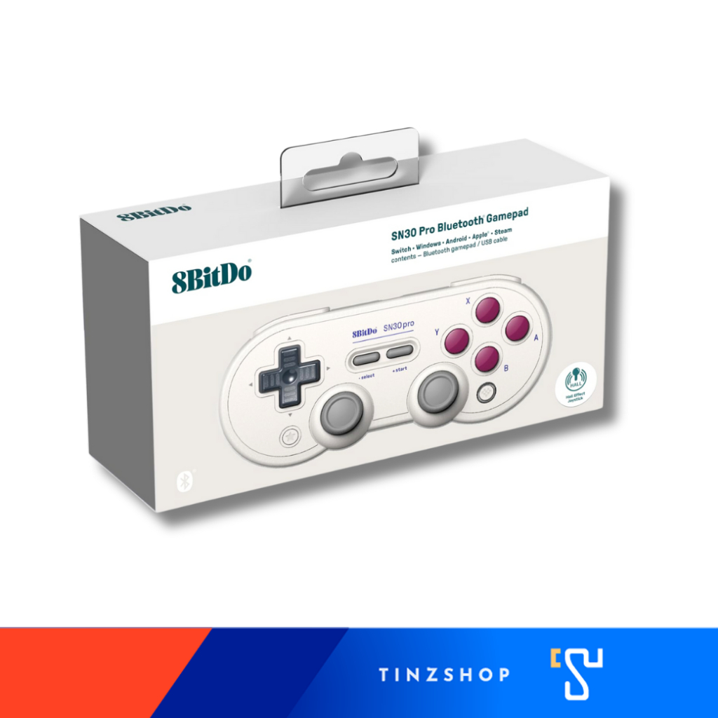 8BitDo SN30 Pro Bluetooth Controller,Update, Compatible with Switch, PC, macOS, Android, Steam