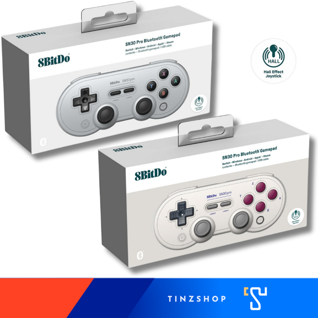 8BitDo SN30 Pro Bluetooth Controller,Update, Compatible with Switch, PC, macOS, Android, Steam