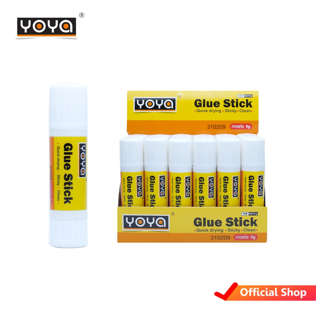 YOYA กาวแท่ง PVP 310209 แพ็ค 24
