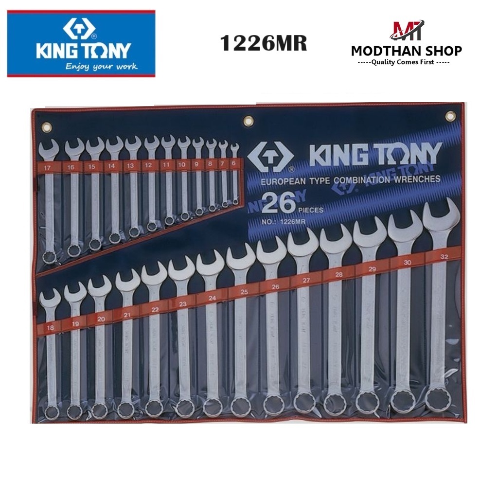 King Tony ประแจแหวนข้างปากตาย มีให้เลือก 1207MR / 1211MR / 1214MR / 1226MR